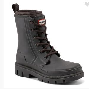 NWT Hunter Lace Up Rain Boot